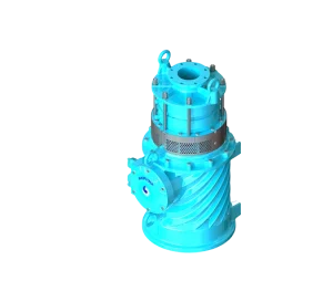 Electrobomba sumergible de achique León de 150 HP con descarga de 6 pulgadas y versiones especializadas H, N y SN.