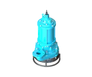 Electrobomba sumergible Puma de 20 HP para extracción de lodos industriales con alta resistencia a partículas abrasivas.